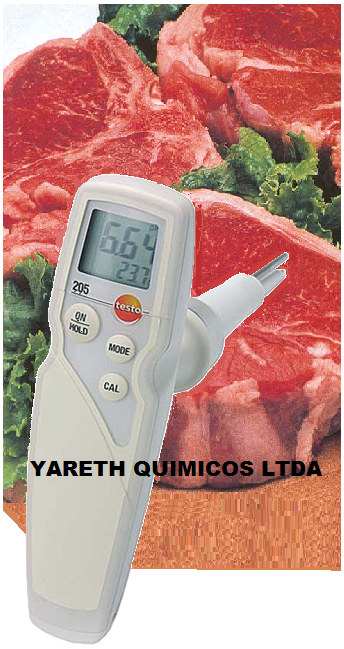 pHmetro Portatil para carnes Testo 205